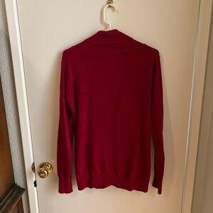 Massimo Cranberry Red Cardigan Sweater!